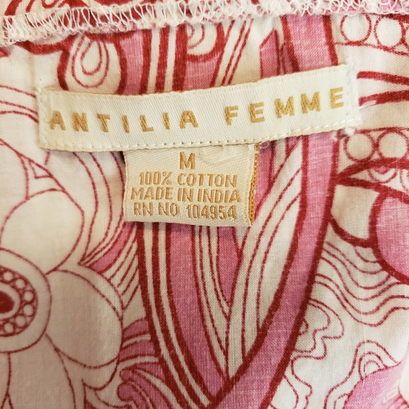 Antilia Femme cotton top size Medium - Picture 5 of 7